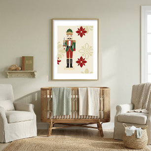 Whimsische Nussknacker-Kinderzimmer-Dekoration LPM Poster