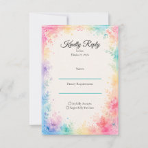 Whimsische Pastell-Wasserfarben-Romanze Hochzeit