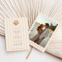 Whimsische Shell-Monogramm-Küstenhochzeit