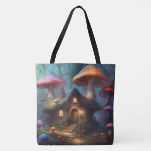 Whimsische Sommer-Pilz-Heime Tasche