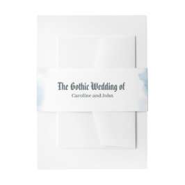 Whimsische Steampunk-Elfen-Hochzeit Einladungsbanderole