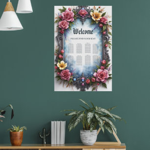 Whimsische Steampunk-Elfen-Hochzeit Poster