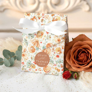 Whimsische süße handgezeichnete erdige Blumen Hoch Geschenkschachtel