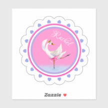 Whimsischer Ballettschwanz rosa personalisiert