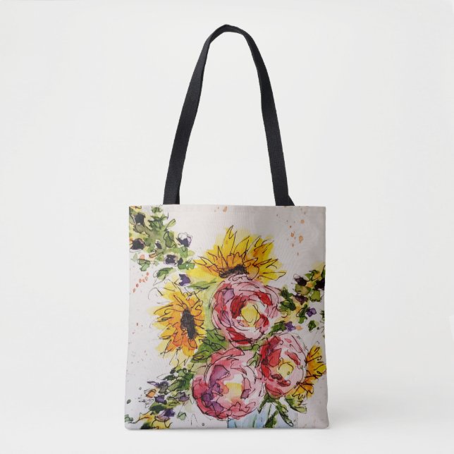 Whimsischer Blume Tasche (Vorderseite)