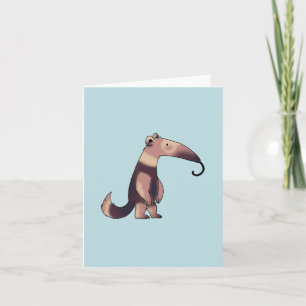 Whimsischer Cartoon Anteater Art
