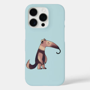 Whimsischer Cartoon Anteater Art iPhone 16 Pro Hülle