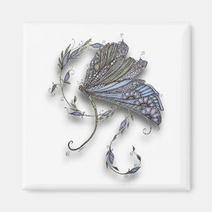 Whimsischer Dragonfly Magnet