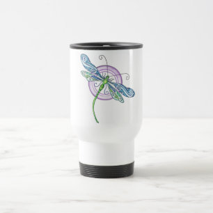 Whimsischer Dragonfly Reisebecher