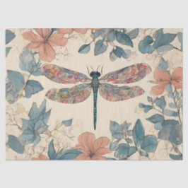 Whimsischer Dragonfly Seidenpapier