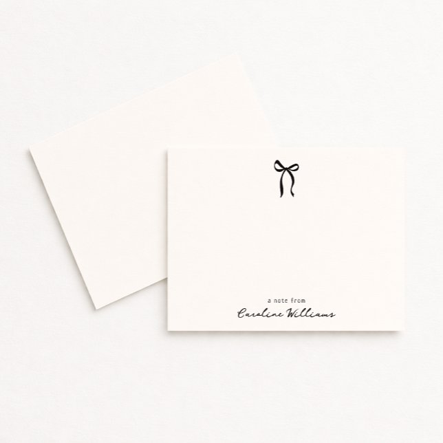 Whimsischer einfacher Bogen, eine Notizkarte Einladung (Von Creator hochgeladen)