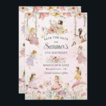 Whimsischer Fairies Geburtstagsblumengarten Wiese Save The Date<br><div class="desc">Personalisieren Sie diese skurrile Save the Date einfach und schnell. Klicken Sie einfach auf die Schaltfläche Bearbeiten mit Entwurfswerkzeugen, um den Text zu bearbeiten, Schriftart und Schriftart zu ändern. Mit handgezeichnet Feen in Aquarellfarbe in einer verzauberten Wildblume Wiese. Matching-Elemente im Speicher verfügbar. Alle Texte sind editierbar! c) Somerset Fine Paperie...</div>