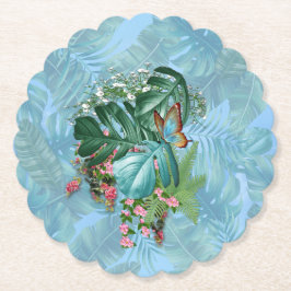 Whimsischer Fantasiewelt mit tropischem Geschmack Untersetzer