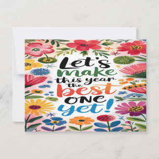 Whimsischer Garten Postkarte