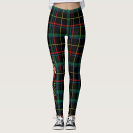 Whimsischer GLAUBE zu Weihnachten Kariert Leggings
