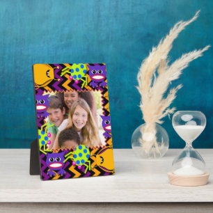 Whimsischer Halloween-Monster Foto Keepake Fotoplatte