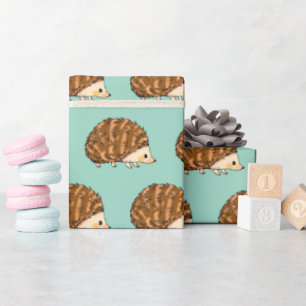 Whimsischer Igel - Niedliche Waldtierart Geschenkpapier