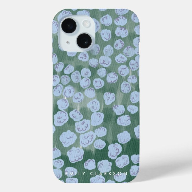 Whimsischer, malerischer Wiesen-iPhone-Schutz Case-Mate iPhone Hülle (Rückseite)