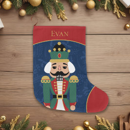 Whimsischer Nutcracker Großer Weihnachtsstrumpf