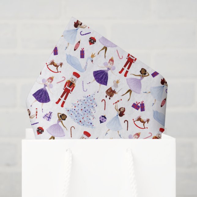 Whimsischer Nutcracker Weihnachten Seidenpapier (Geschenktüte)