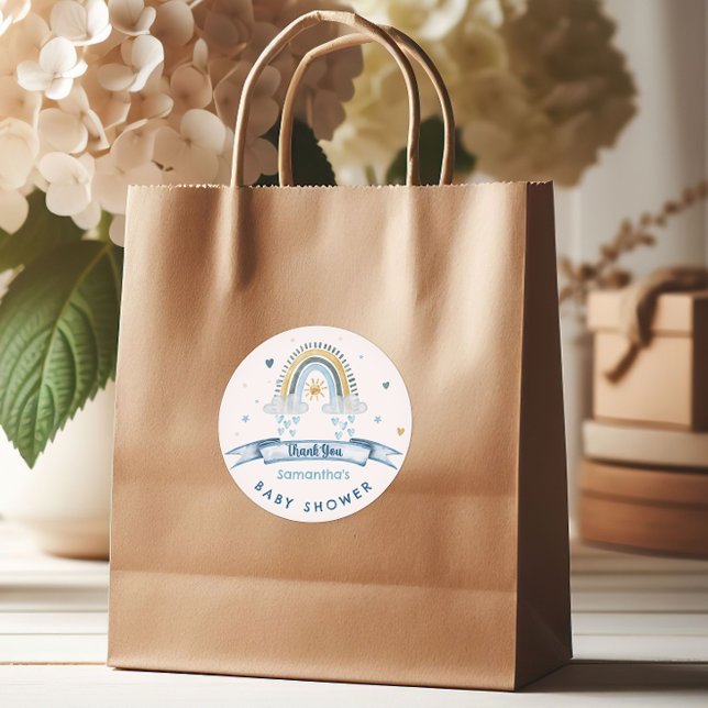 Whimsischer Regenbogen Danke, Sticker (Von Creator hochgeladen)