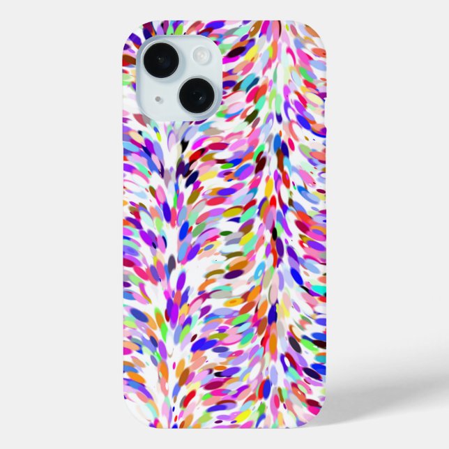 Whimsischer Sommer Farben Paint Spritzer Art Muste Case-Mate iPhone Hülle (Rückseite)