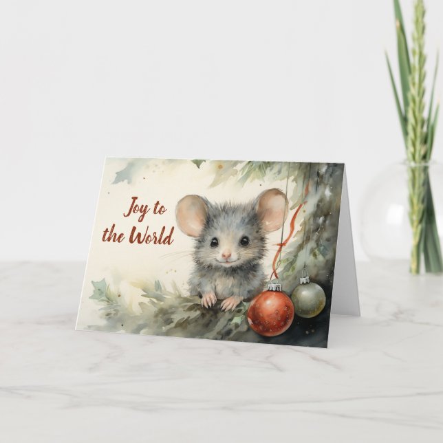 Whimsischer Weihnachtskarte Karte (Vorderseite)