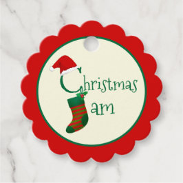 Whimsischer Weihnachtsmarsch schreiben auf Geschen Geschenkanhänger