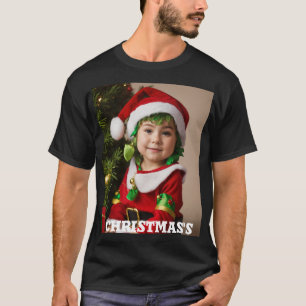 Whimsischer Weihnachtswasserfarbe T - Shirt auf Sc