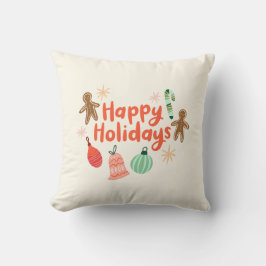 Whimsischer Weihnachtswirbel Kissen