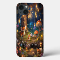 Whimsischer Wildbestand - Süße Tier Foxes Pilz