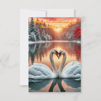 Whimsischer Winter-Liebe Einladung
