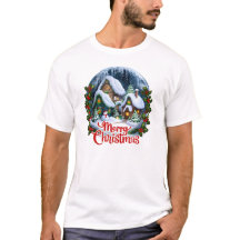 Whimsischer Winter Village Snow Globe