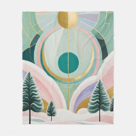 Whimsischer Wintertraum Fleecedecke