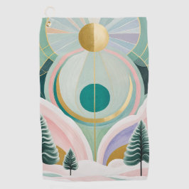 Whimsischer Wintertraum Golfhandtuch