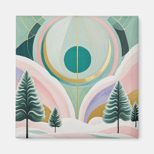 Whimsischer Wintertraum Magnet