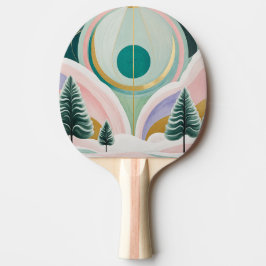 Whimsischer Wintertraum Tischtennis Schläger