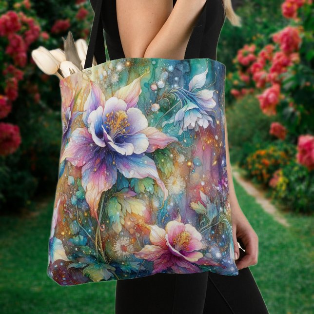 Whimsisches Aquarellfarben Blume aus Kolumbin Tasche (Von Creator hochgeladen)