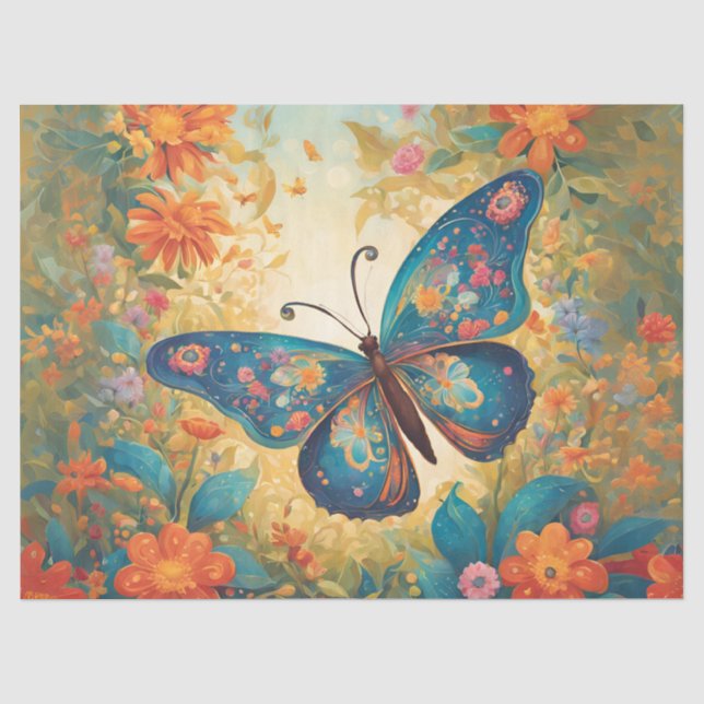 Whimsisches Bläschen Seidenpapier (Vorderseite)