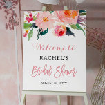 Whimsisches Brautparty Poster<br><div class="desc">Das "Whimsical Watercolor Floral Brautparty Sign" ist die perfekte Ergänzung zu Ihrem Brautparty Party. Dieses Poster ist mit zarten Aquarellbildern in Rosa- und lila-Farbtönen, Set vor weißem Hintergrund, gestaltet. Das skurrile Design fügt Ihrer Veranstaltung eine spielerische, aber raffinierte Touch hinzu. Um dieses Plakat anzuzeigen, können Sie das Poster auf einem...</div>