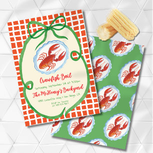 Whimsisches Crawfish Boil Party Einladung