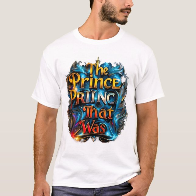 Whimsisches Design des T - Shirt "Der Prinz, der w (Vorderseite)