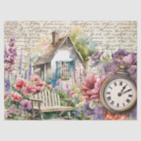 Whimsisches Englisch Hütte House Blume beobachten