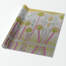 Whimsisches Flower Wrapping Paper