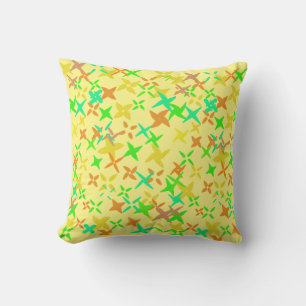 Whimsisches Freiburger Design in Herbstfarben Kissen