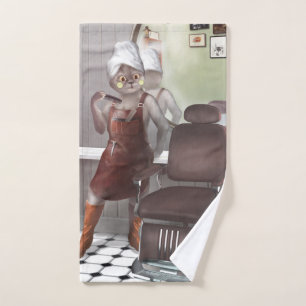 Whimsisches Friseursalon Handtuch