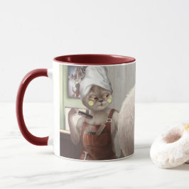 Whimsisches Friseursalon Tasse