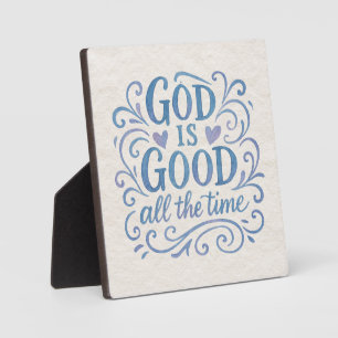 Whimsisches Gut ist gute Typografie Fotoplatte