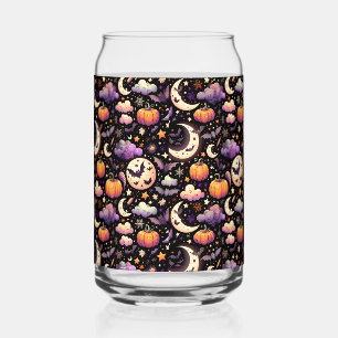 Whimsisches Halloween Night Sky Muster Dosenglas