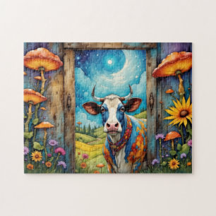 Whimsisches Kuh Dreamscape